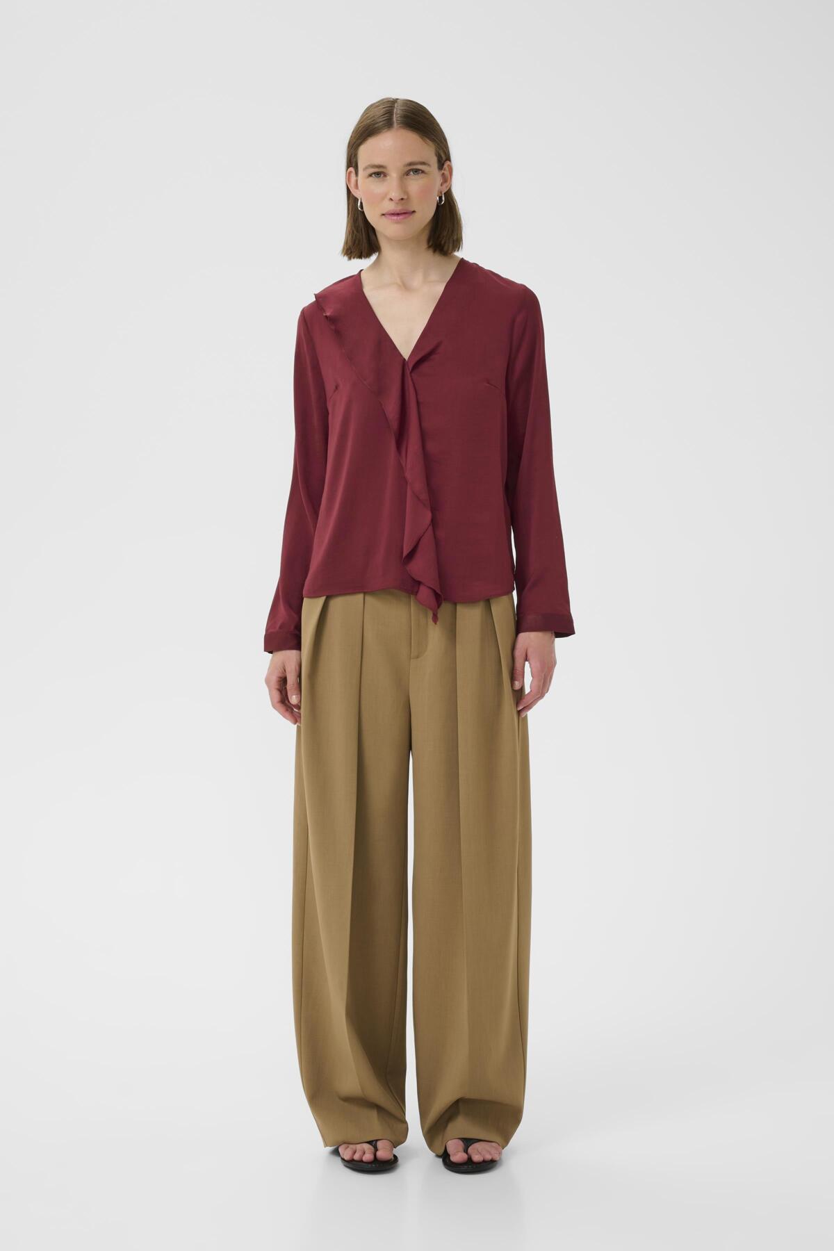 AudaIW Blouse Cabernet - 30110906