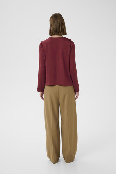 AudaIW Blouse Cabernet - 30110906 Thumbnail