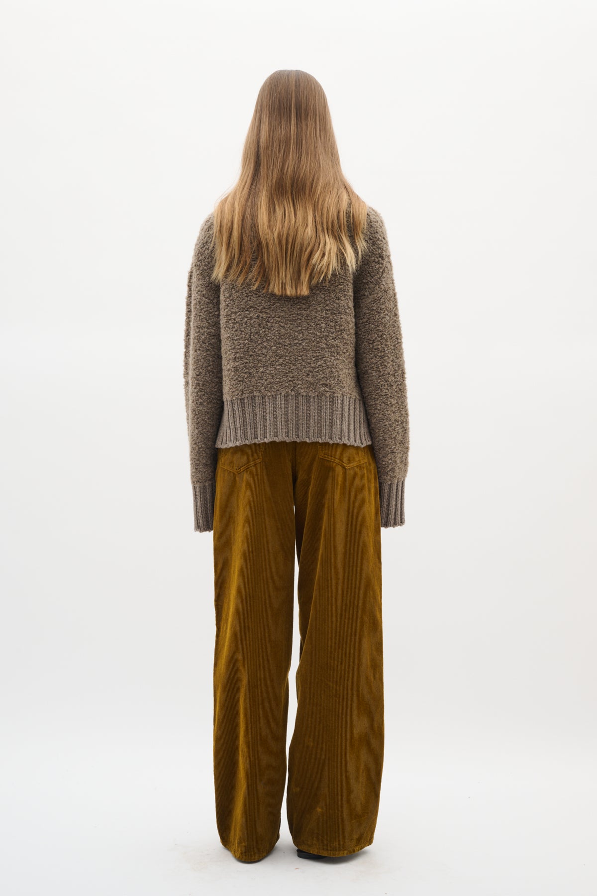 GuoIW Highneck Sandy Grey Melange - 30110937