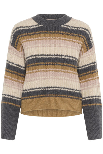 GarpIW Pullover Multi Stripes - 30110940 Thumbnail