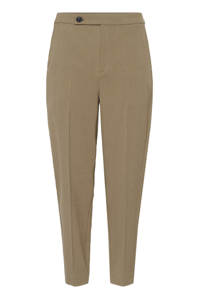 BriettaIW Cigarette Pants Tapenade Melange - 30110960 Thumbnail