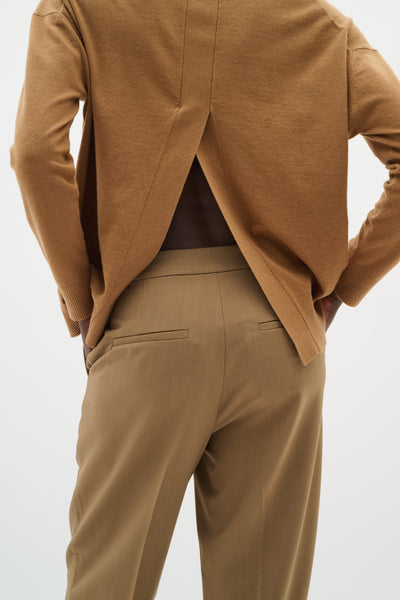 BriettaIW Cigarette Pants Tapenade Melange - 30110960 Thumbnail