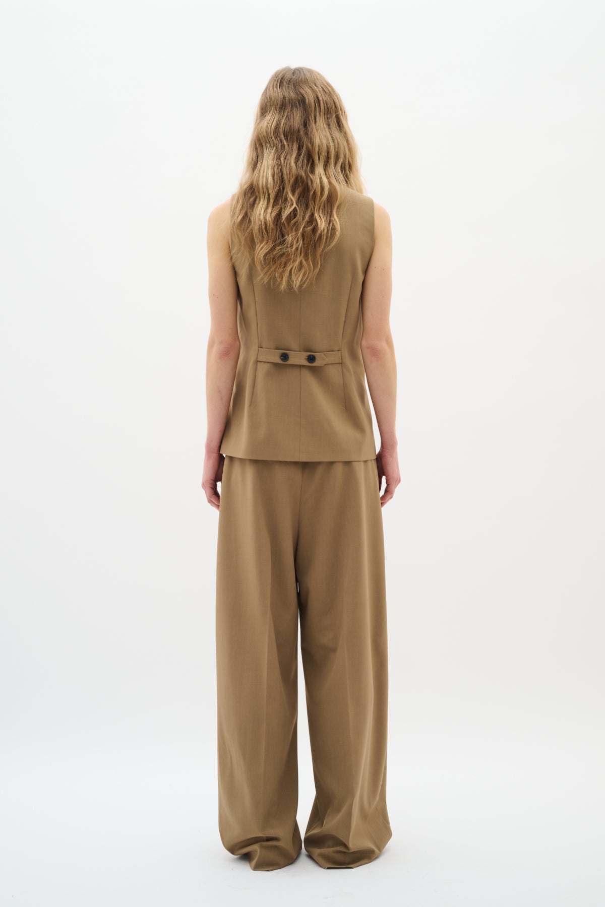 BriettaIW Waistcoat Tapenade Melange - 30110961