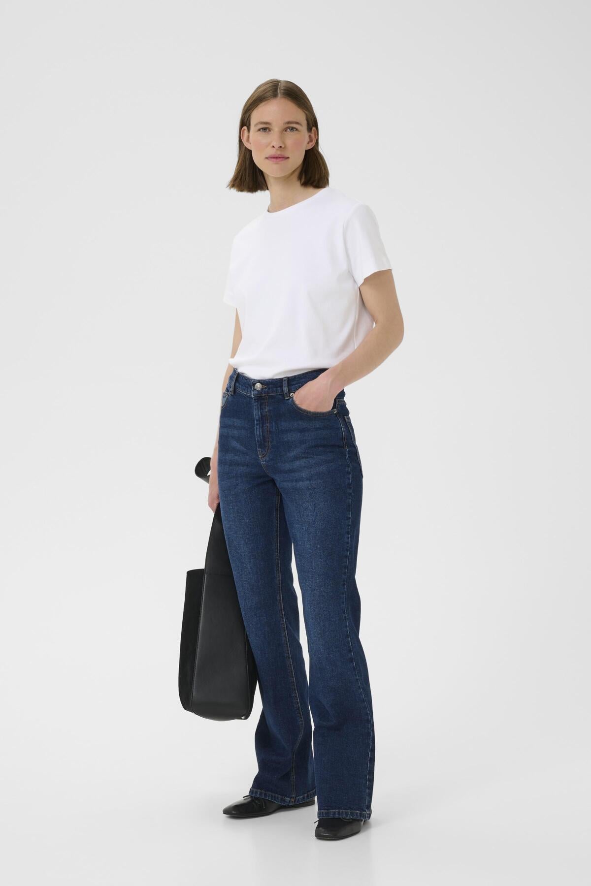 NanaIW Bootcut Jeans Dark Wash Denim - 30110971