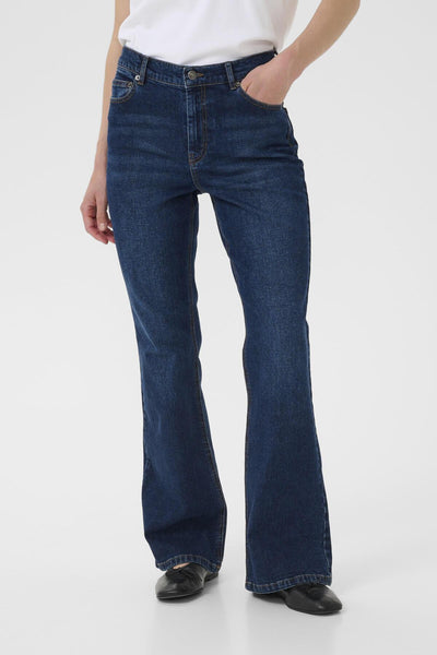 NanaIW Bootcut Jeans Dark Wash Denim - 30110971 Thumbnail
