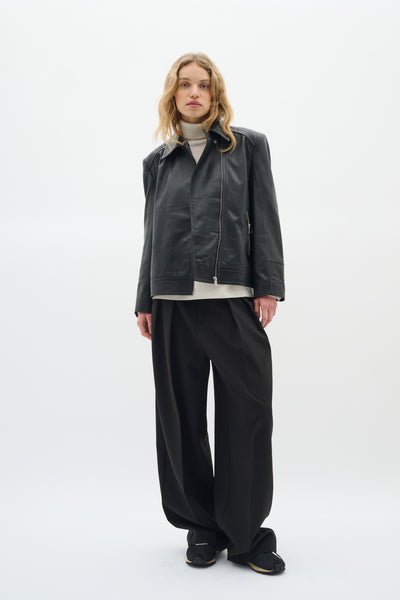 BryelleIW Wide Pant Black - 30110991 Thumbnail