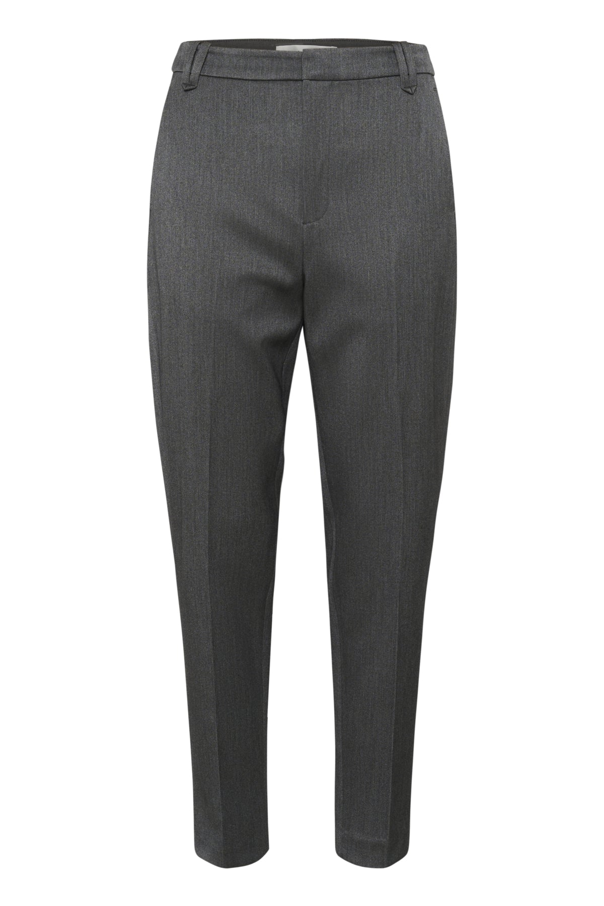 BrunildaIW Tapered Pant Dark grey melange - 30111004