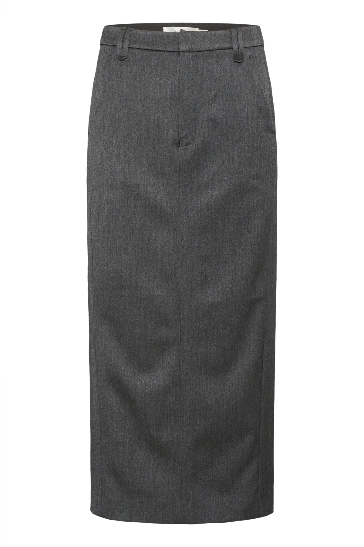 BrunildaIW Skirt Dark grey melange - 30111005