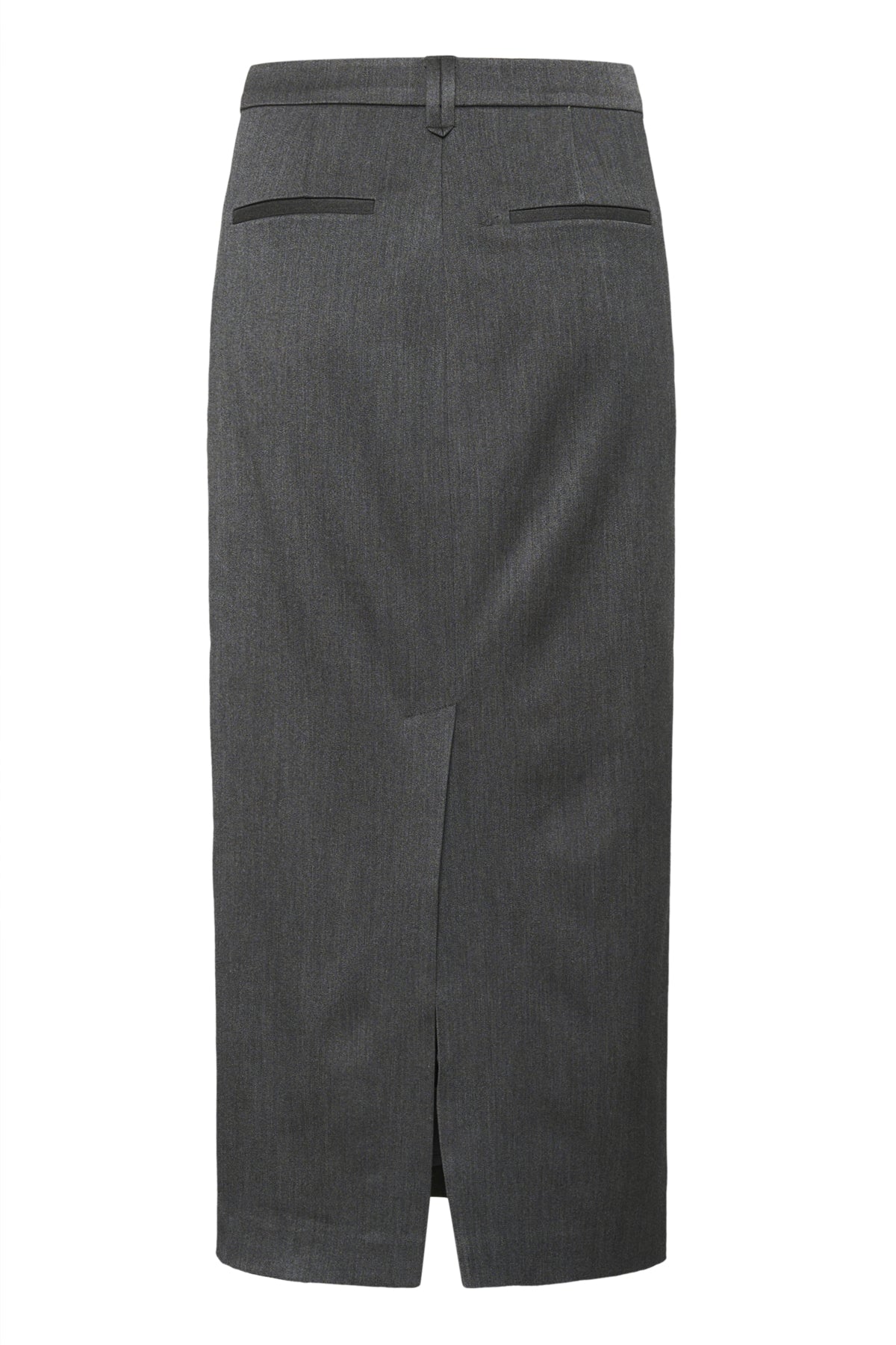 BrunildaIW Skirt Dark grey melange - 30111005