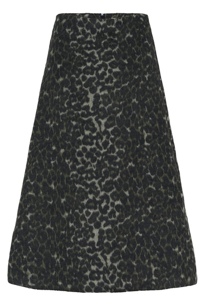 BrunaIW Skirt Ivy Green Mix - 30111007 Thumbnail