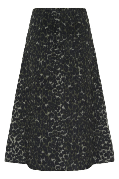 BrunaIW Skirt Ivy Green Mix - 30111007 Thumbnail