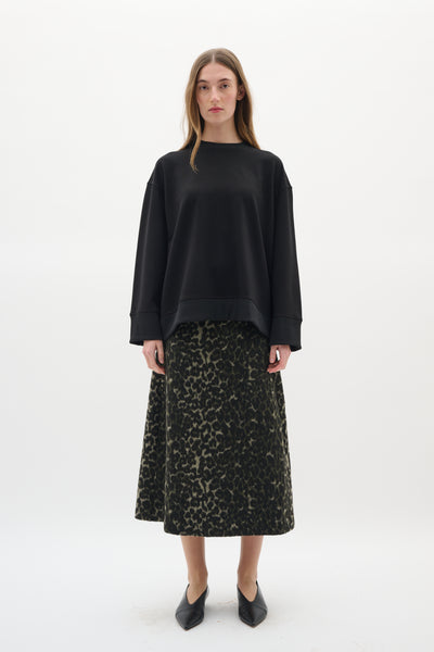 BrunaIW Skirt Ivy Green Mix - 30111007 Thumbnail