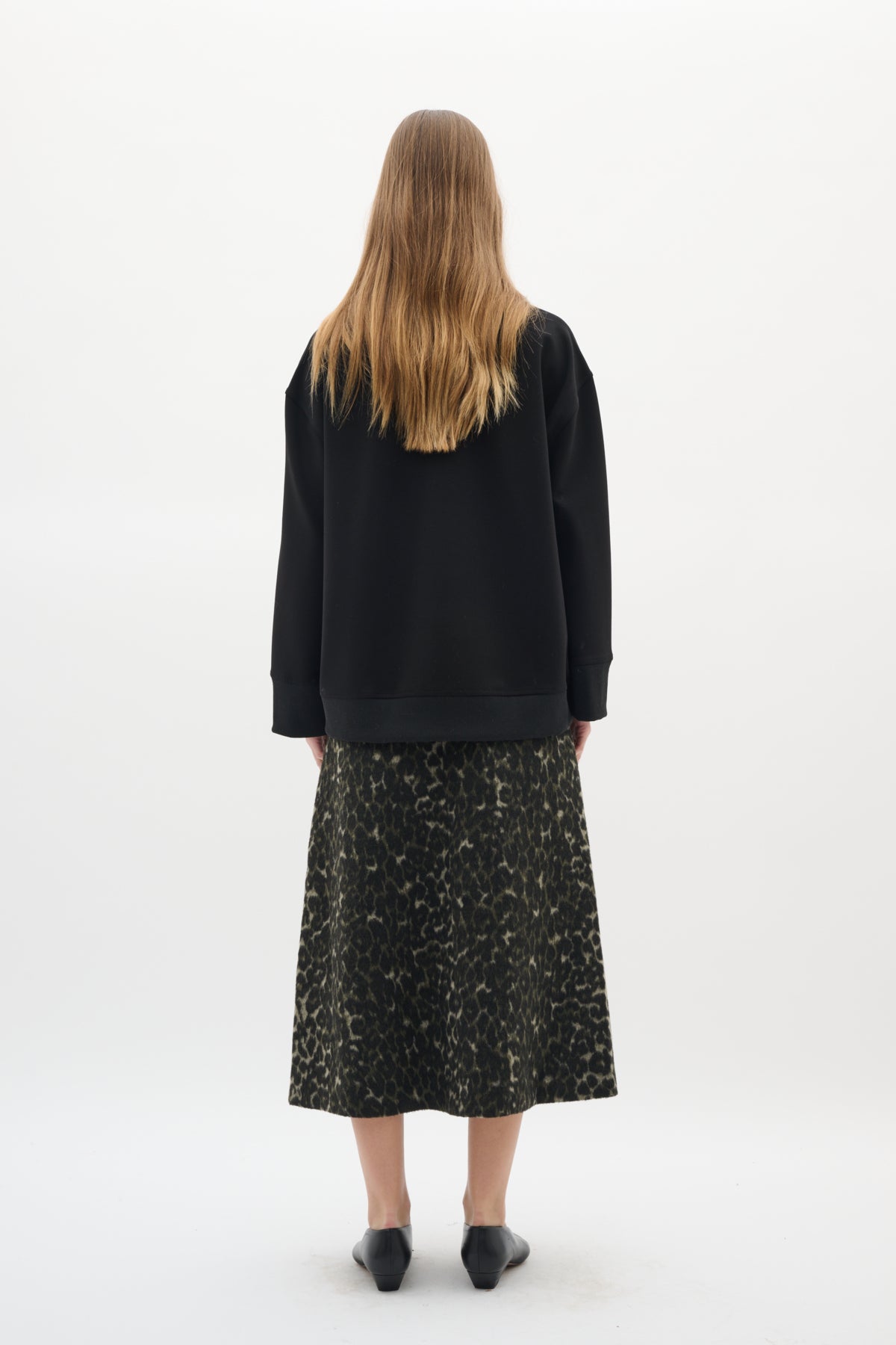 BrunaIW Skirt Ivy Green Mix - 30111007