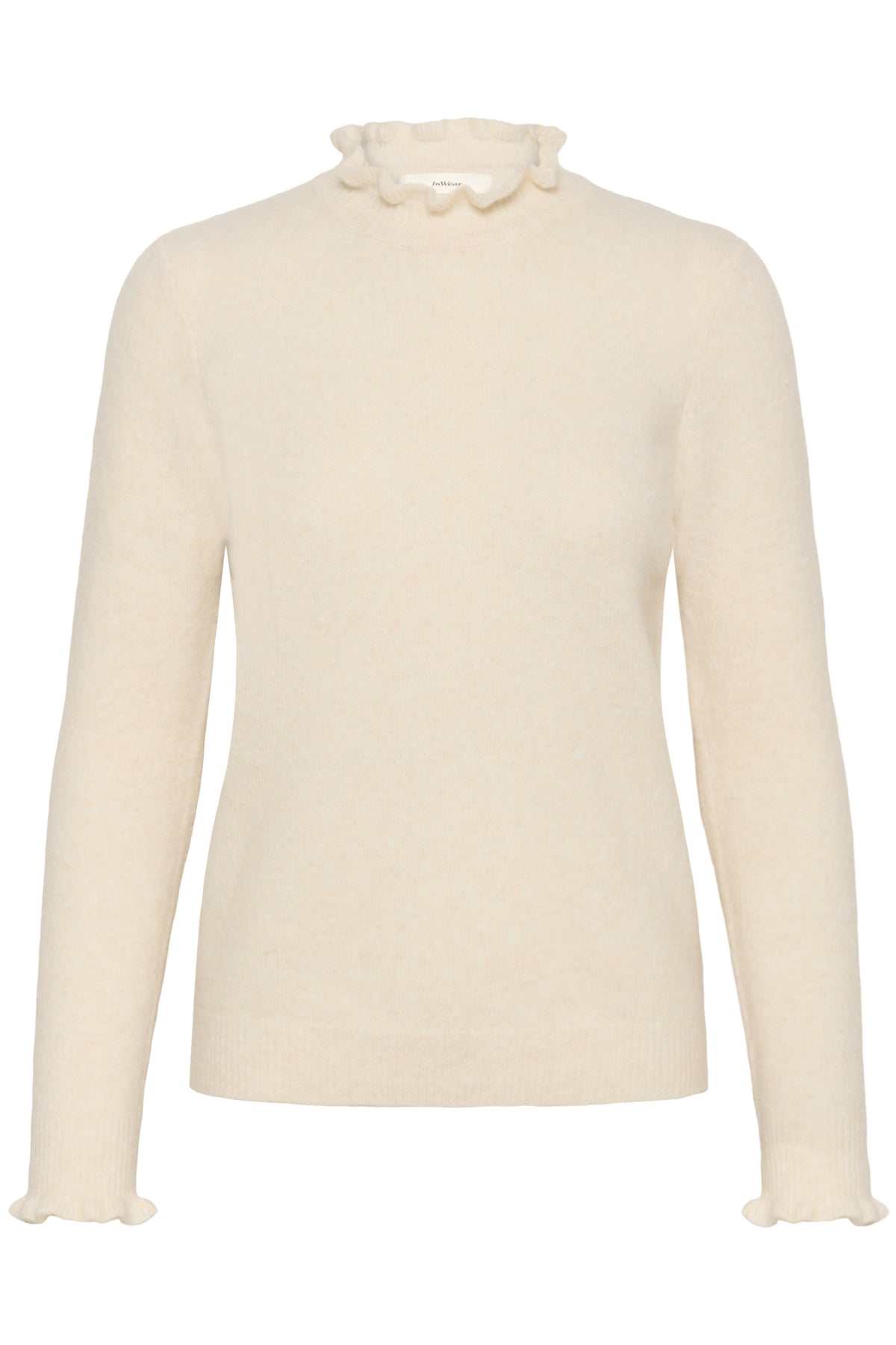 GuniIW Anaja Pullover Whisper White Melange - 30111021
