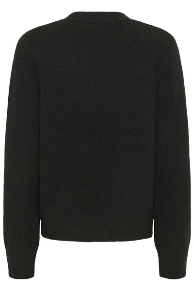 GuniIW V-Neck Black - 30111022 Thumbnail