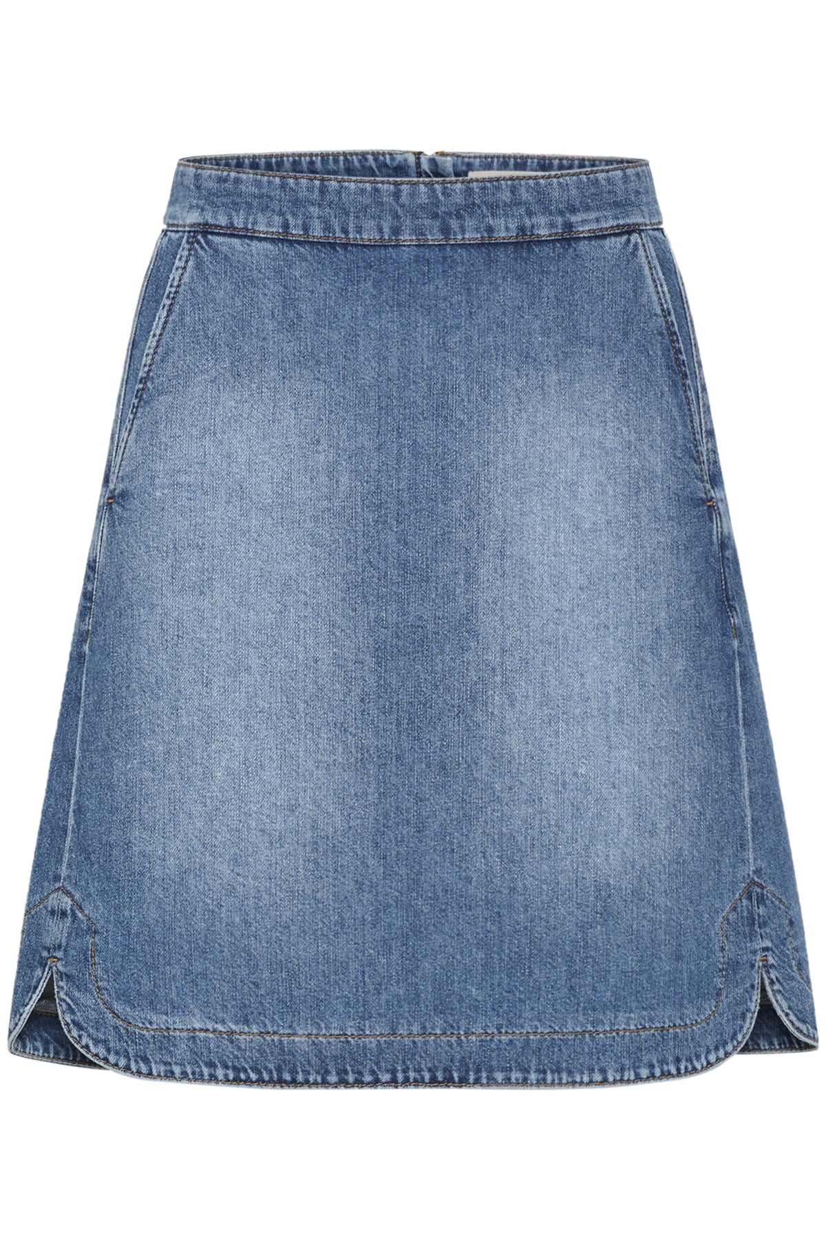 BilaIW Bacca Skirt Medium Blue - 30111081