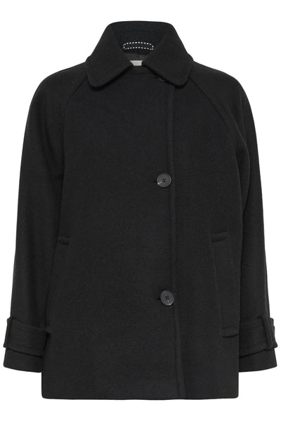 ThoraIW Minona Coat R Black - 30111082 Thumbnail