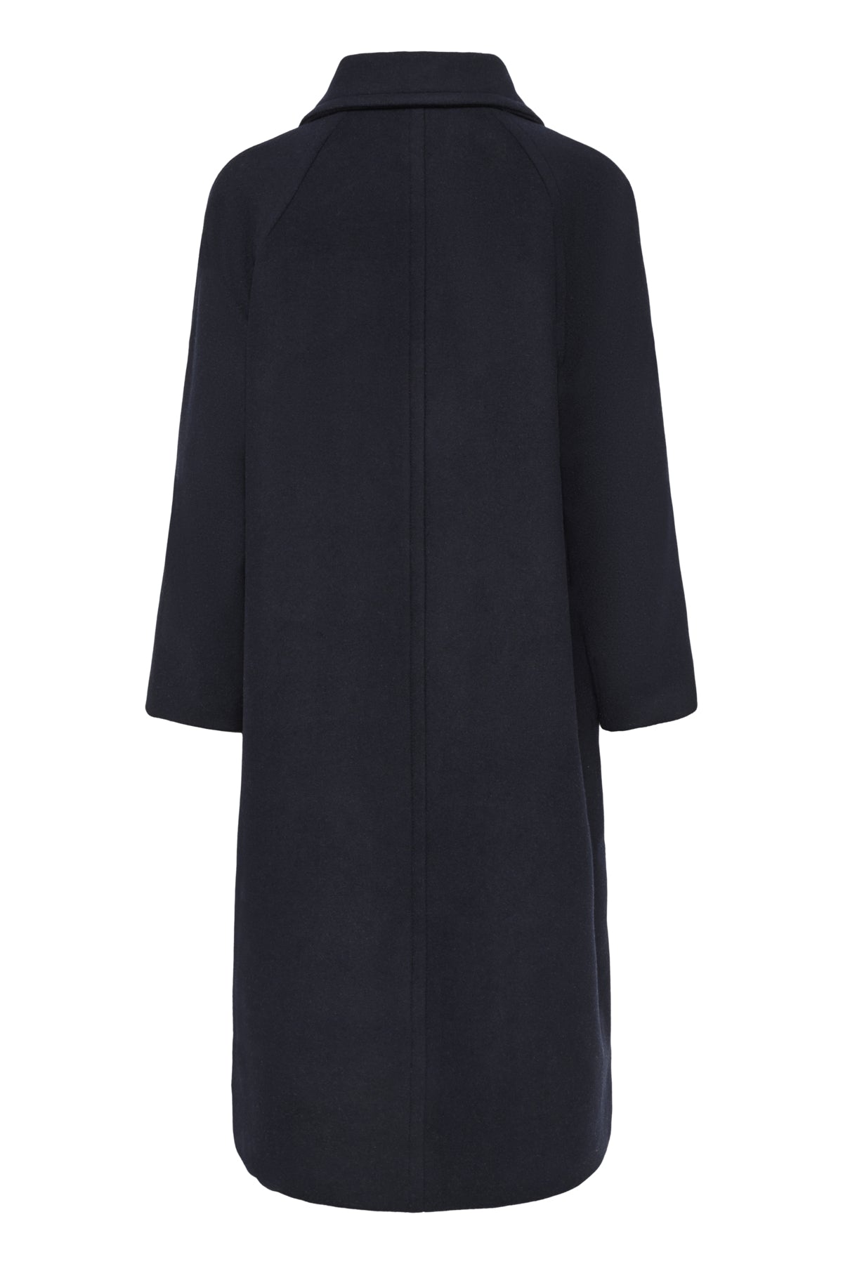 ThoraIW Collar Coat R Marine Blue - 30111083