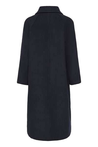 ThoraIW Collar Coat R Marine Blue - 30111083 Thumbnail