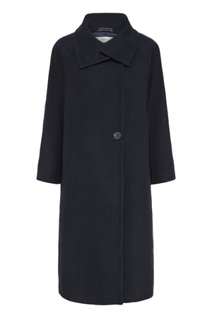 ThoraIW Collar Coat R Marine Blue - 30111083