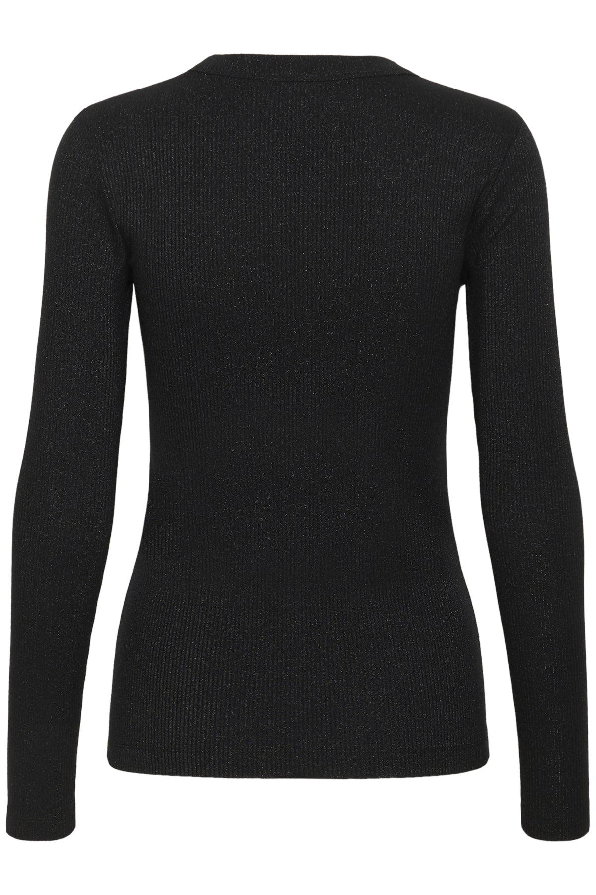 DagnaIW Lurex Tshirt LS Black Glitter - 30111093