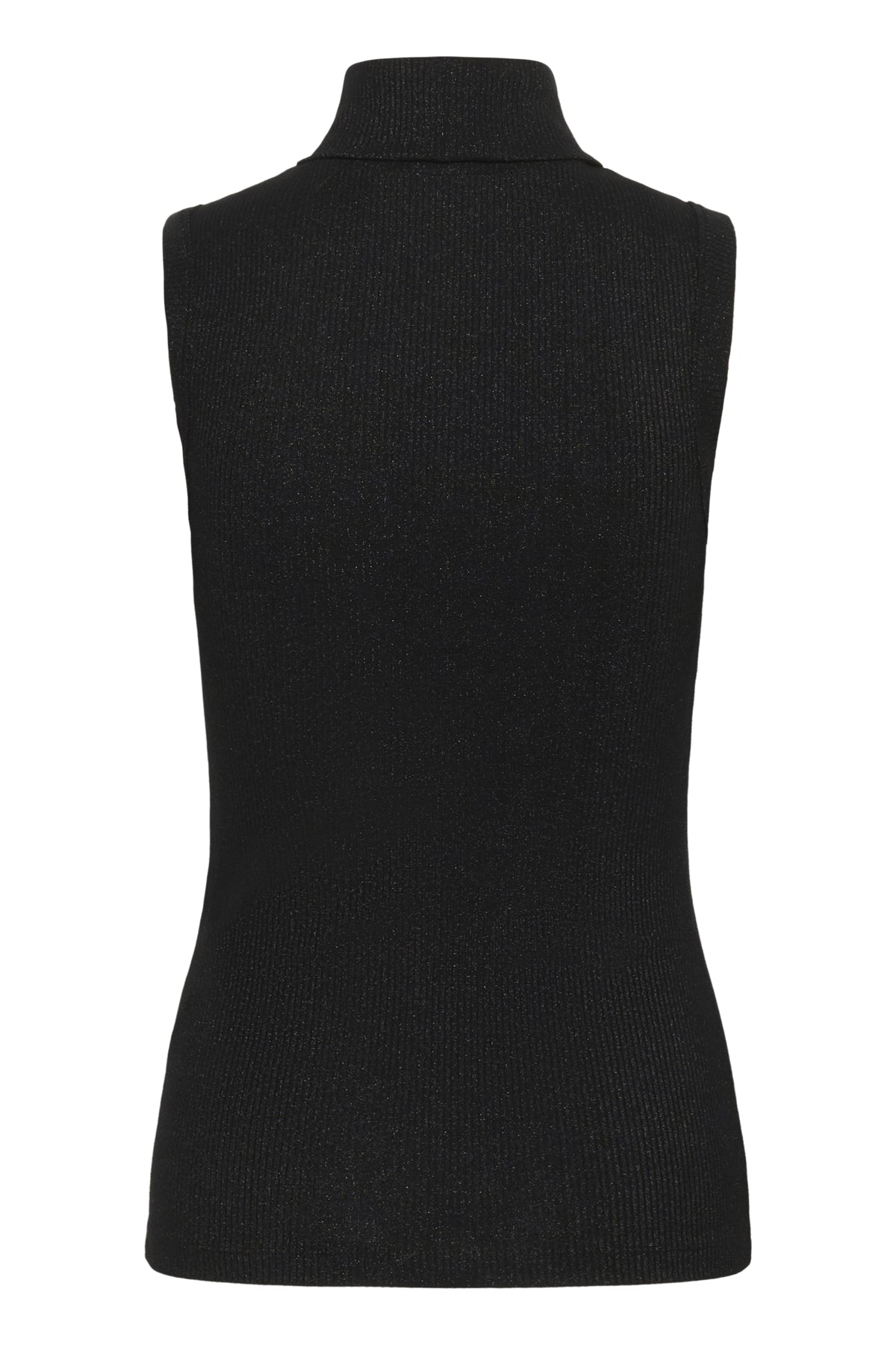 DagnaIW Lurex Rollneck Top Black Glitter - 30111095