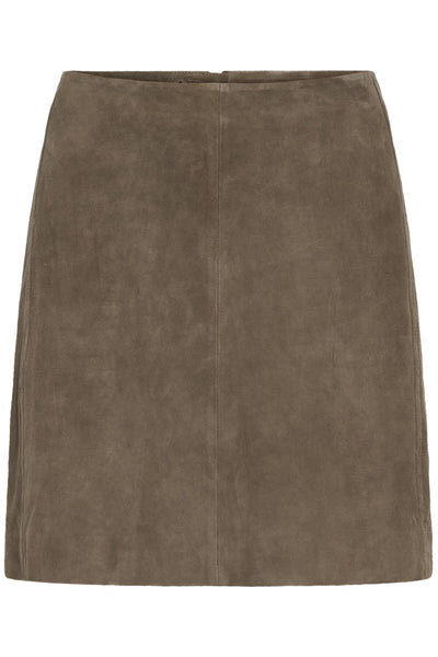 CaisaIW Skirt Sandy Grey - 30111098 Thumbnail