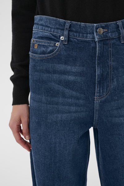 NanaIW Bacca Jeans Dark Wash Denim - 30111109 Thumbnail