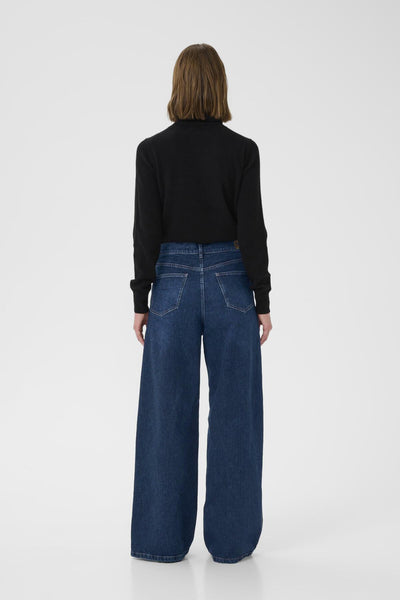 NanaIW Bacca Jeans Dark Wash Denim - 30111109 Thumbnail