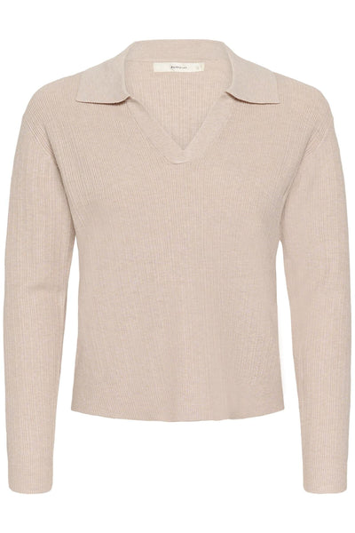 YenahIW Polo Pullover Haze Melange - 30111123 Thumbnail