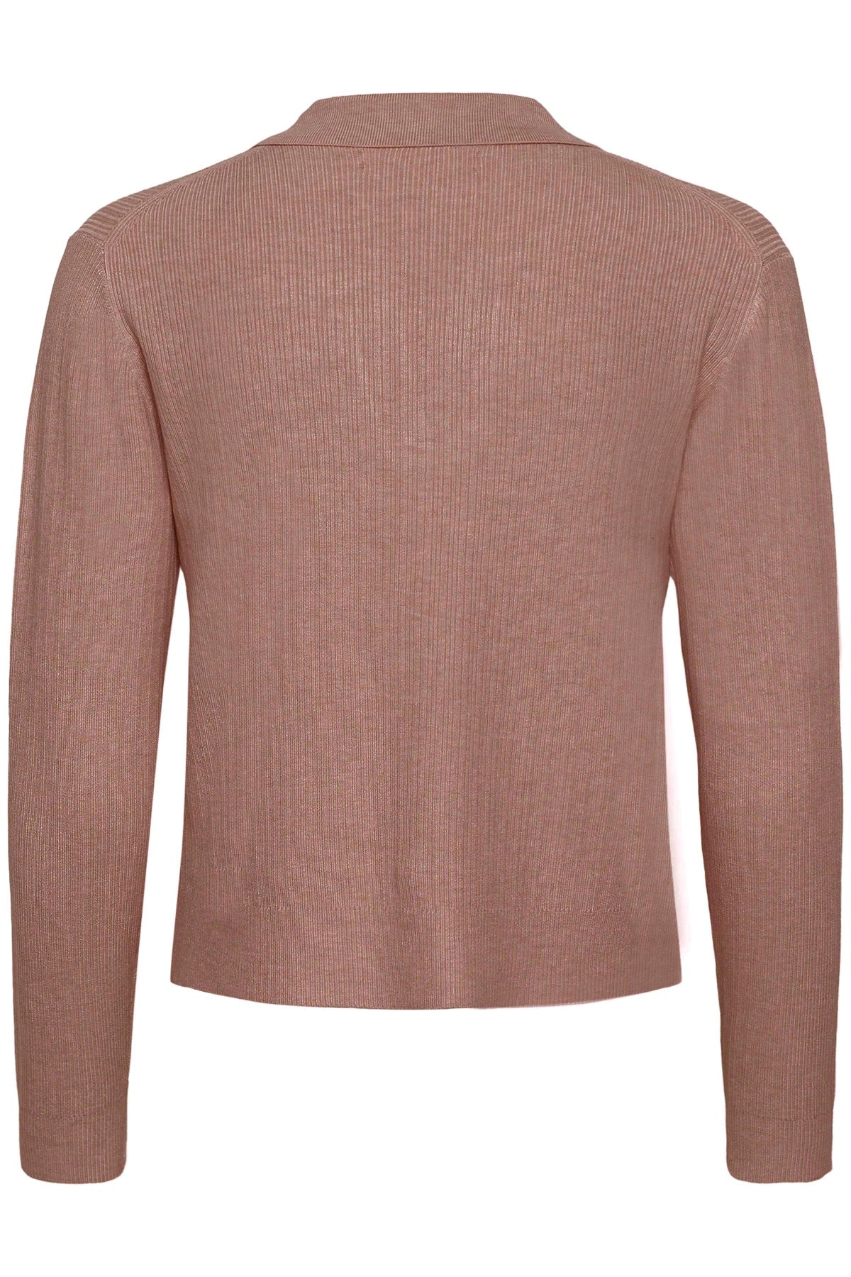 YenahIW Polo Pullover Ash Rose Melange - 30111123