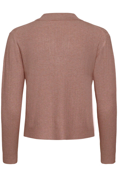 YenahIW Polo Pullover Ash Rose Melange - 30111123 Thumbnail