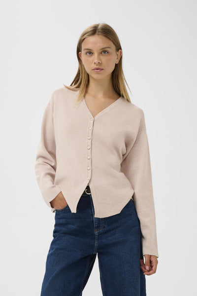 YenahIW Fitted Cardigan Haze Melange - 1304031 - 30111125 Thumbnail