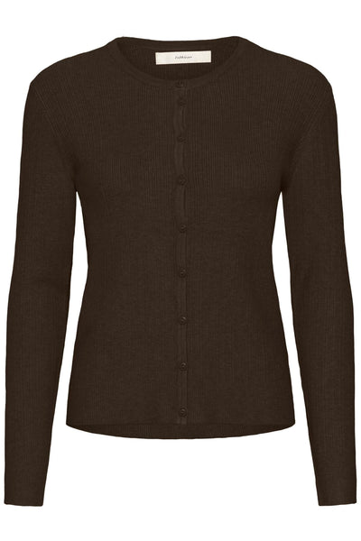 YenahIW Cardigan Coffee Brown Melange - 1914191 - 30111126 Thumbnail