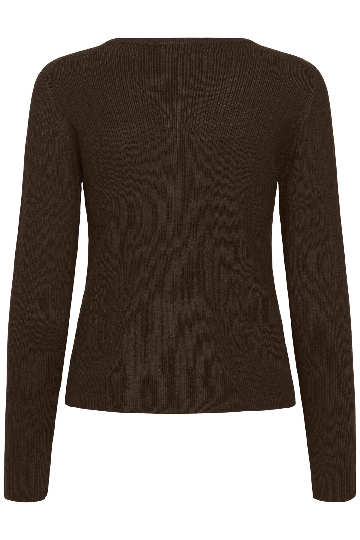 YenahIW Cardigan Coffee Brown Melange - 1914191 - 30111126