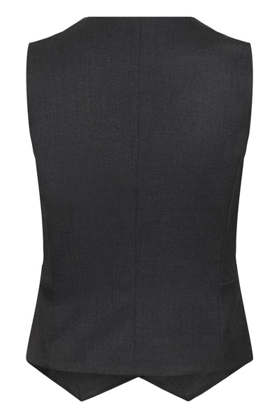 YuktaIW Waistcoat Medium Grey Melange - 301744 - 30111133 Thumbnail