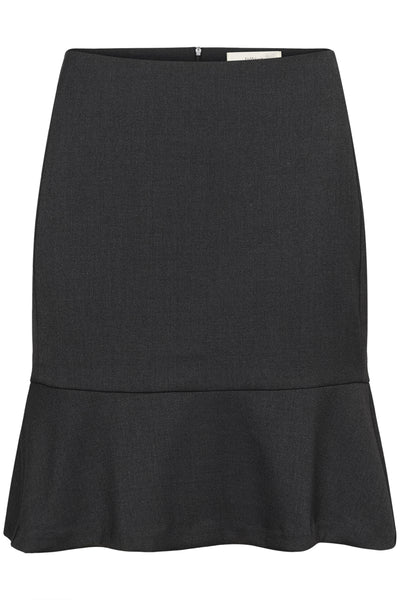 YuktaIW Ibbie Skirt Medium Grey Melange - 301744 - 30111134 Thumbnail