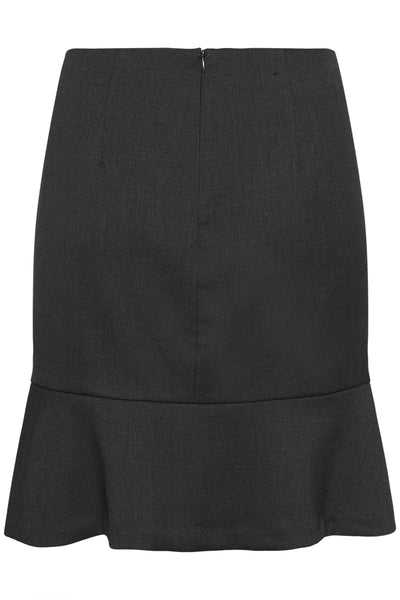 YuktaIW Ibbie Skirt Medium Grey Melange - 301744 - 30111134 Thumbnail