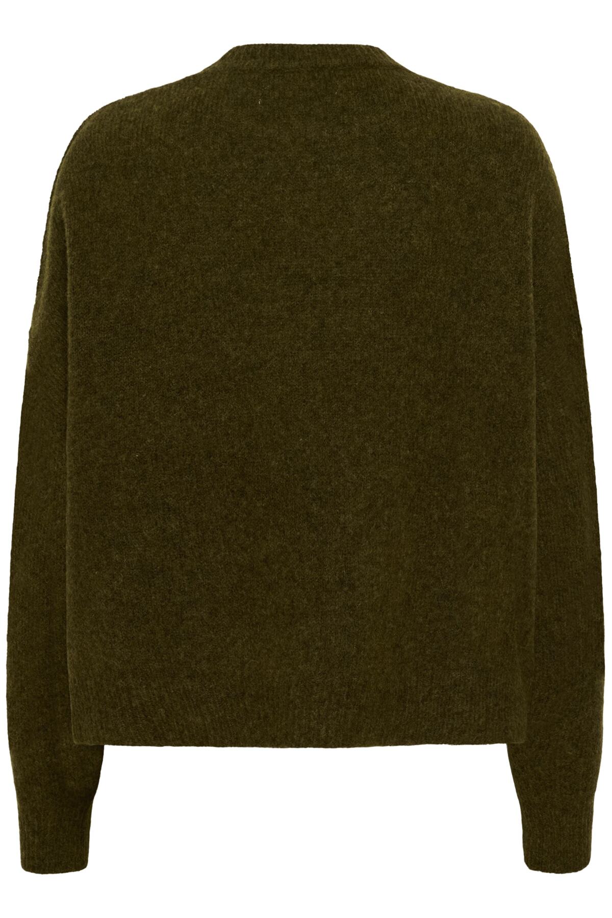 TeresaIW Crew Neck Pullover Ivy Green - 190512 - 30111188