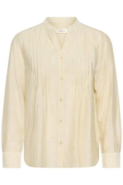 TrishIW Pintuck Shirt Vanilla - 120601 - 30111200 Thumbnail