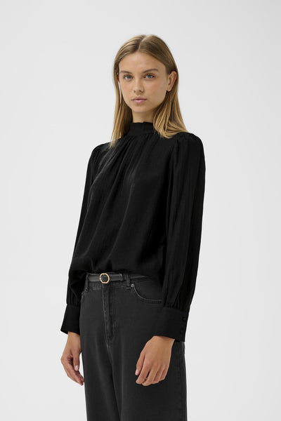 TrishIW High Neck Shirt Black - 194008 - 30111203 Thumbnail