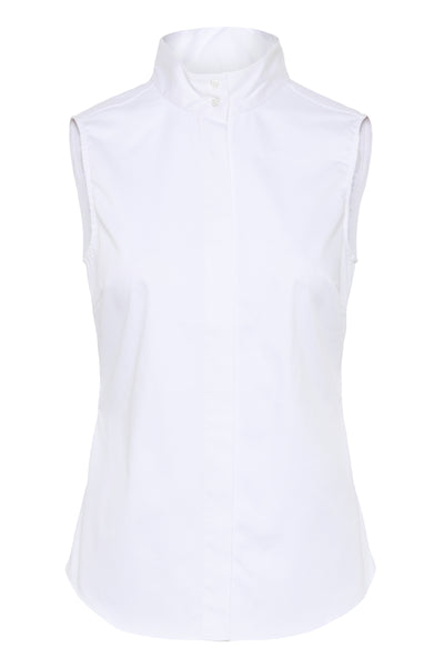 BelinaIW Sleeveless Shirt Pure White - 300001 - 30111204 Thumbnail
