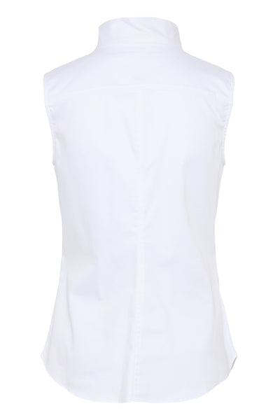 BelinaIW Sleeveless Shirt Pure White - 300001 - 30111204 Thumbnail