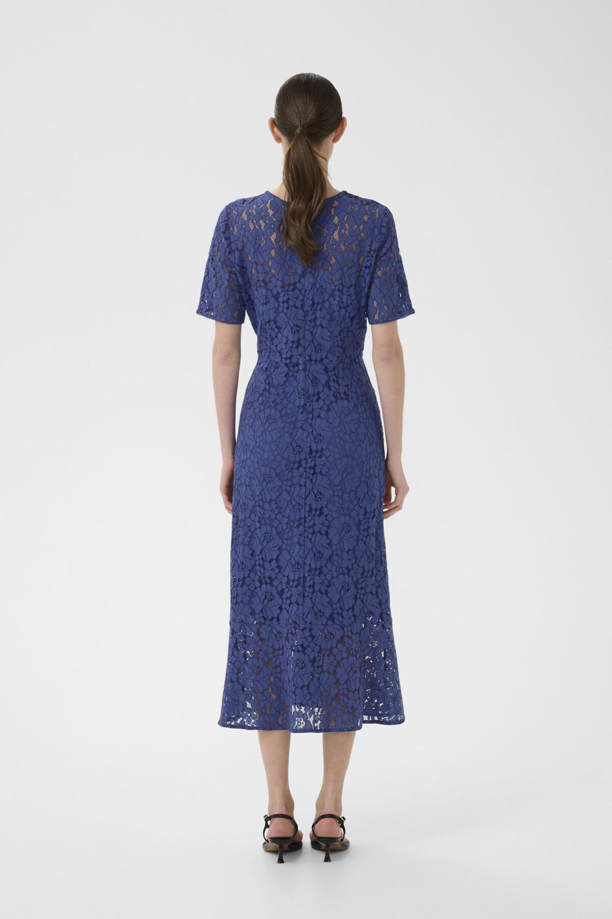 BeaIW lace Dress Deep Ultramarine - 193950 - 30111229