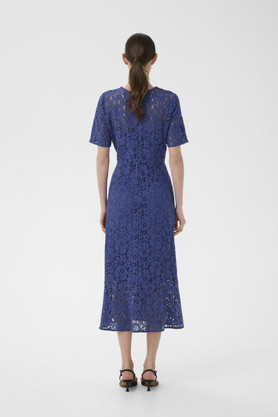 BeaIW lace Dress Deep Ultramarine - 193950 - 30111229 Thumbnail