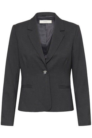 YuktaIW Ila BLazer Medium Grey Melange - 301744 - 30111236