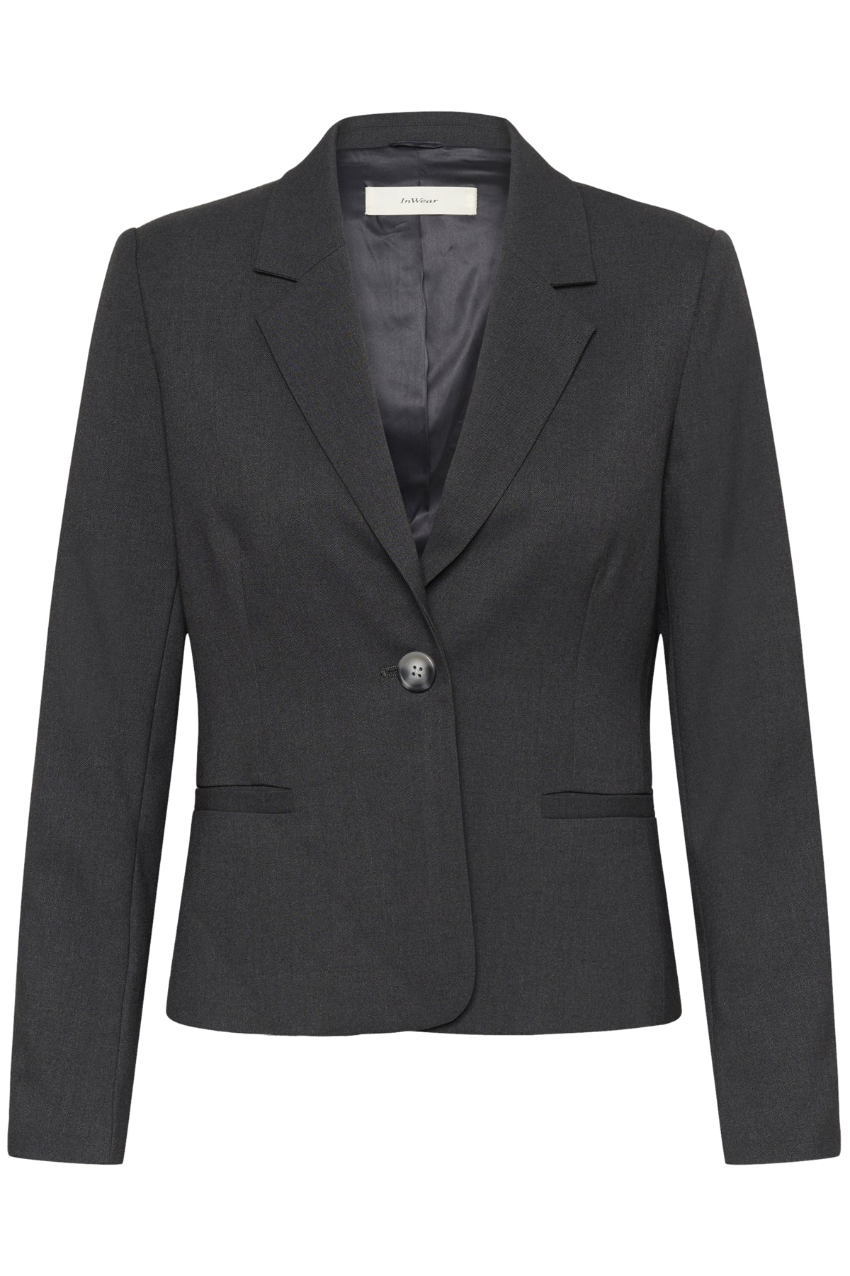 YuktaIW Ila BLazer Medium Grey Melange - 301744 - 30111236