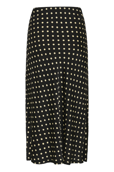 ZeemaIW Skirt Black Spaced Dots - 300177 - 30111244 Thumbnail