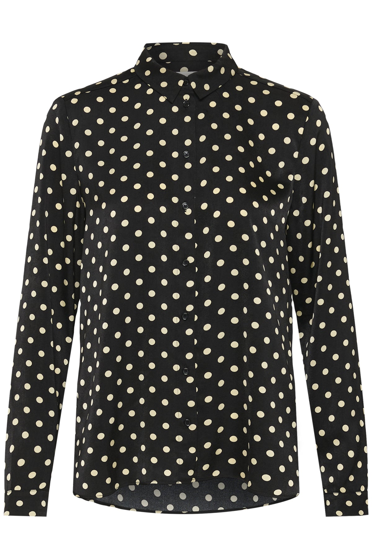 ZeemaIW Shirt Black Spaced Dots - 300177 - 30111245