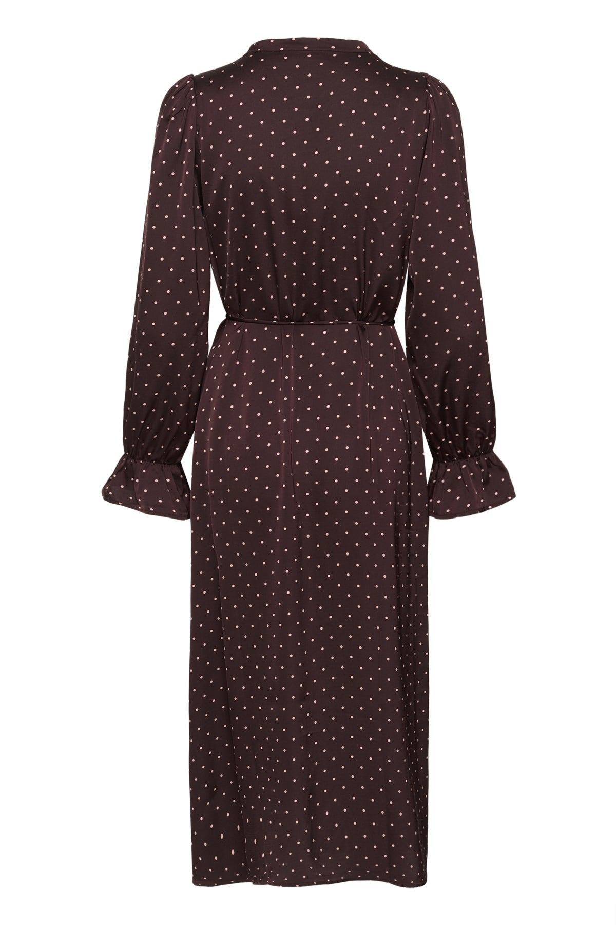 ZaniaIW Dress Brown Bordeaux Small Dot - 305 - 30111248